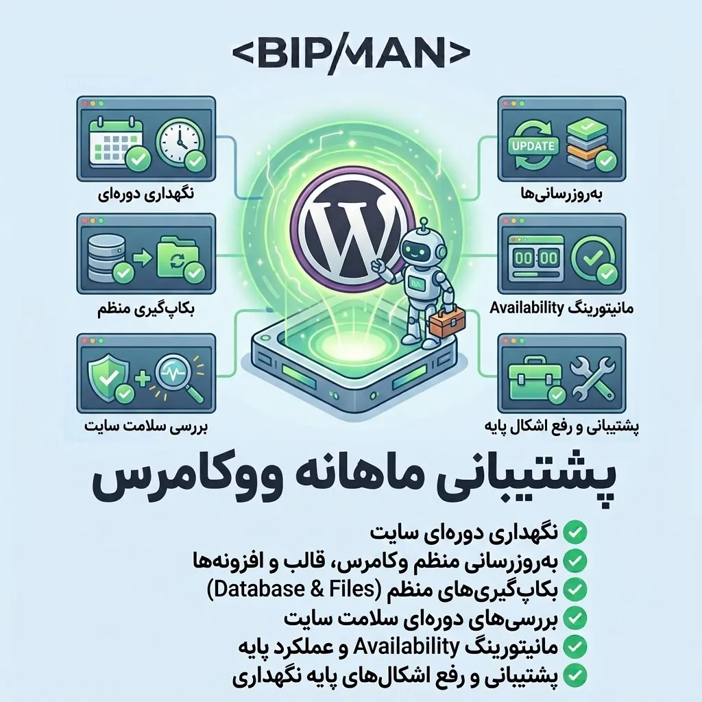[WPS-012] پشتیبانی فروشگاه ووکامرس